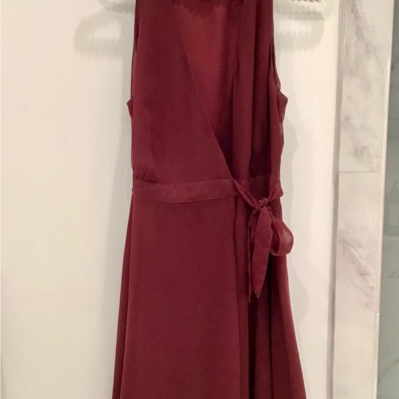 🔴WINE WRAP DRESS BY FOREVER 21 EXCLUSIVE🔴🔴 - Picture 11 of 12